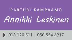 Parturi-Kampaamo Annikki Leskinen logo